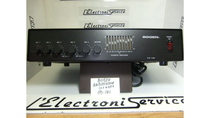 Bogen CTS-100 PA amplificateur.